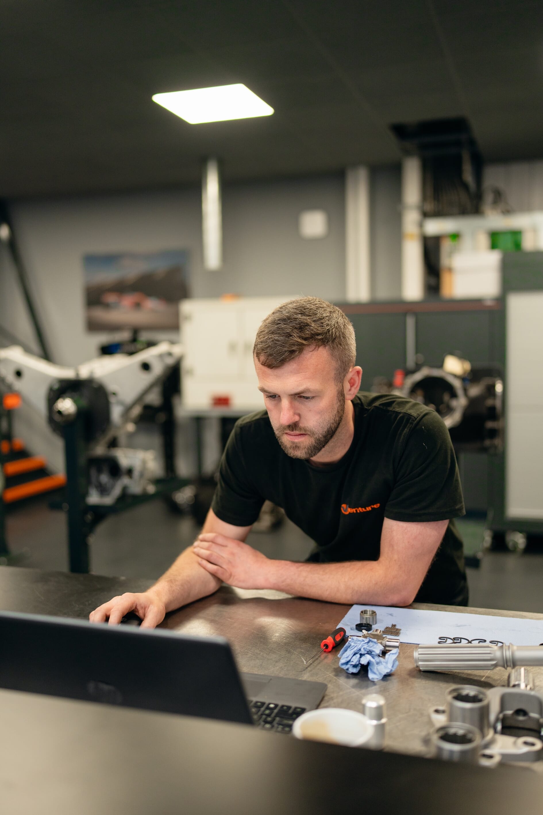 Venture Engineering using Acumatica for manufacturing to check inventory